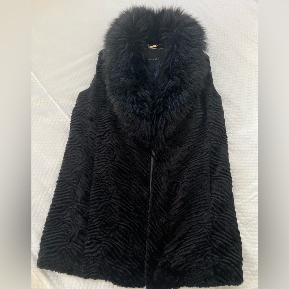 Ivanka Trump Faux Fur Vest